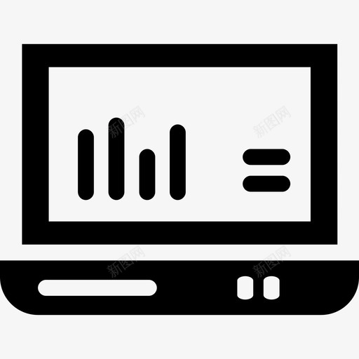 笔记本电脑商业图标资产填充svg_新图网 https://ixintu.com 商业图标资产 填充 笔记本电脑