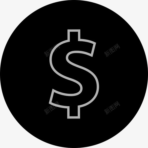 硬币银行金融单位图标svg_新图网 https://ixintu.com 单位 硬币 银行金融
