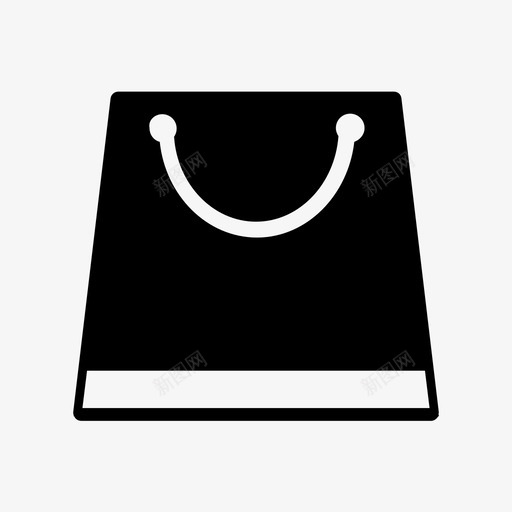 手提袋购买电子商务图标svg_新图网 https://ixintu.com 手提袋 电子商务 购买 购物