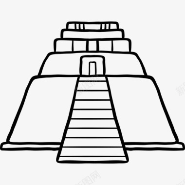 魔术师金字塔世界纪念碑2黑色图标图标