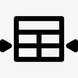 应用范围广缩小范围android应用程序9线性图标高清图片