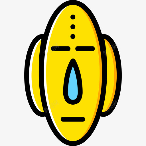 面具符号4黄色图标svg_新图网 https://ixintu.com 符号4 面具 黄色