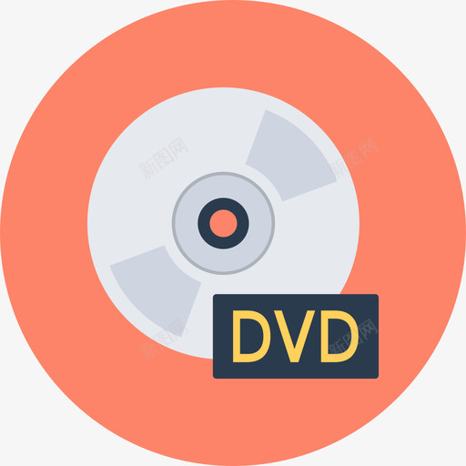 Dvd技术和硬件7圆形图标svg_新图网 https://ixintu.com Dvd 圆形 技术和硬件7