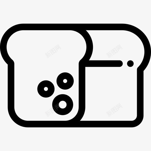 面包烧烤派对5直系图标svg_新图网 https://ixintu.com 烧烤派对5 直系 面包