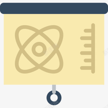 演示科学23平面图标图标