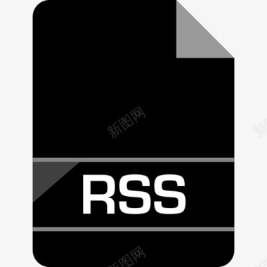 Rss文件sleek2平面图标图标