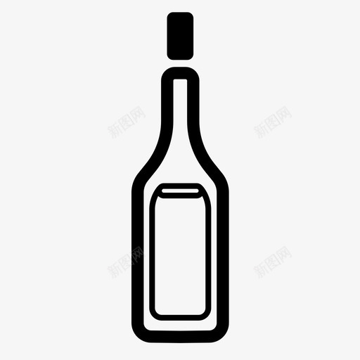 葡萄酒酒精瓶子图标svg_新图网 https://ixintu.com 瓶子 葡萄酒 酒精 饮料套装4