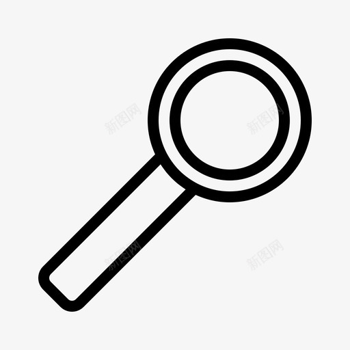 搜索侦探查找图标svg_新图网 https://ixintu.com 侦探 搜索 搜索引擎优化 放大镜 查找 网站行的核心图标