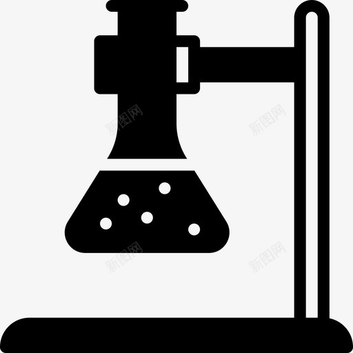 科学19号烧瓶装满图标svg_新图网 https://ixintu.com 科学19号烧瓶 装满