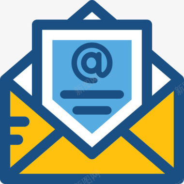 电子邮件web和用户界面duotone图标图标