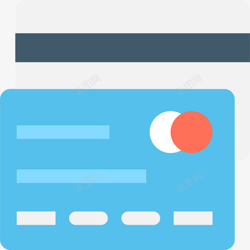 信用卡购物和商务9持平图标svg_新图网 https://ixintu.com 信用卡 持平 购物和商务9