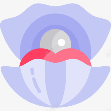蛤蜊sealife3扁平图标图标