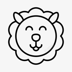 澳大利亚黑毛和牛绵羊澳大利亚牛图标高清图片