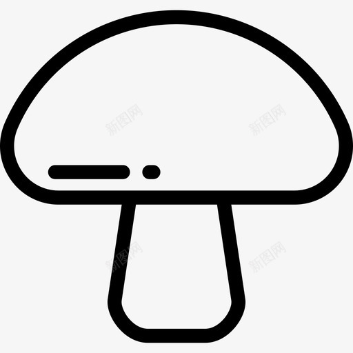 蘑菇感恩节4直系图标svg_新图网 https://ixintu.com 感恩节4 直系 蘑菇