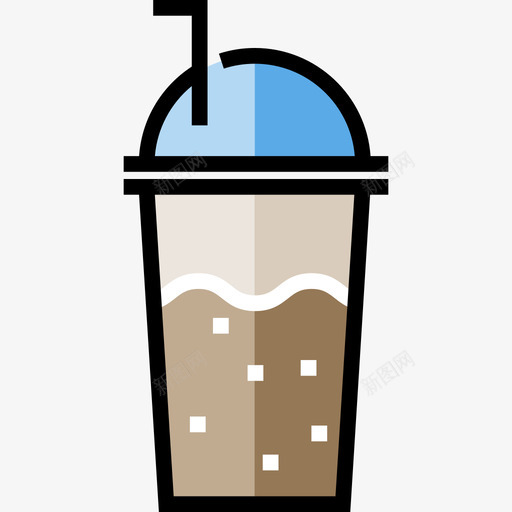 Frappe咖啡店元素2线性颜色图标svg_新图网 https://ixintu.com Frappe 咖啡店元素2 线性颜色