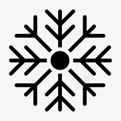 四季分明雪花圣诞节十二月图标高清图片