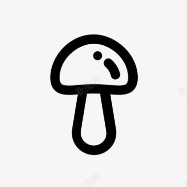 蘑菇铁有机图标图标