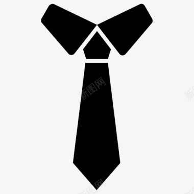 领带服装着装规范图标图标
