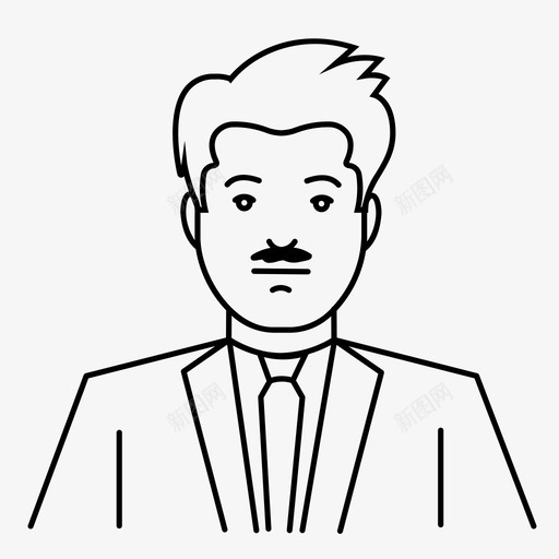 商人前面制服图标svg_新图网 https://ixintu.com 制服 前面 商人 工作