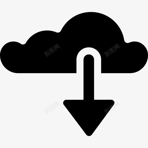 云计算数字营销33已填充图标svg_新图网 https://ixintu.com 云计算 已填充 数字营销33