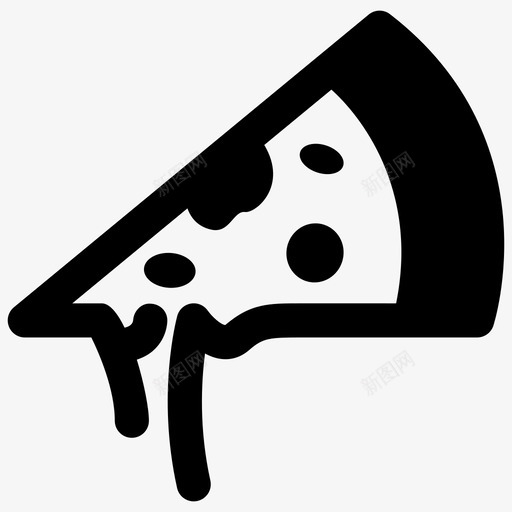 披萨快餐切片图标svg_新图网 https://ixintu.com 切片 小吃 快餐 披萨