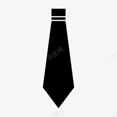 领带领巾领口图标图标