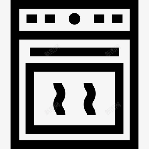 烤箱面包房5线性图标svg_新图网 https://ixintu.com 烤箱 线性 面包房5