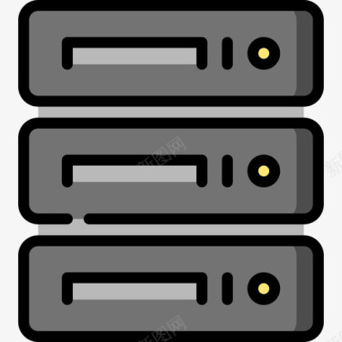 服务器ui4线性颜色图标图标