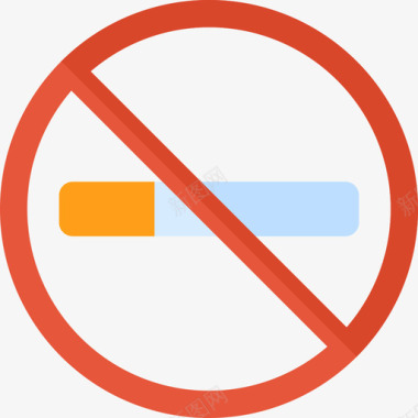禁止吸烟加油站4公寓图标图标