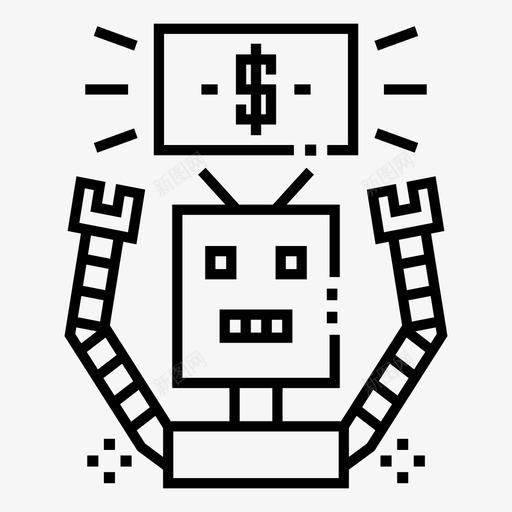 智能人工智能机器人图标svg_新图网 https://ixintu.com 人工智能 华尔街概述 技术 智能 机器人