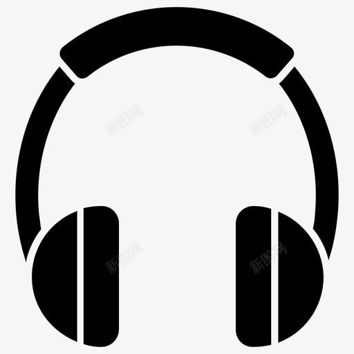 防护耳机护耳听力保护图标svg_新图网 https://ixintu.com 听力保护 噪音保护 噪音消除 安全工作标志图标 护耳 防护耳机