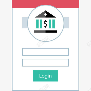 登录银行和金融12单位图标图标