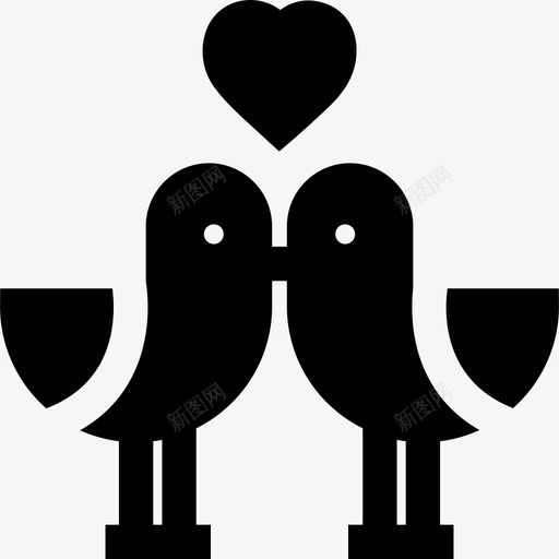 鸟爱与浪漫12充满图标svg_新图网 https://ixintu.com 充满 爱与浪漫12 鸟