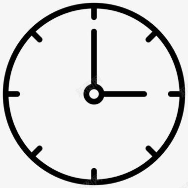 时钟闹钟截止时间图标图标