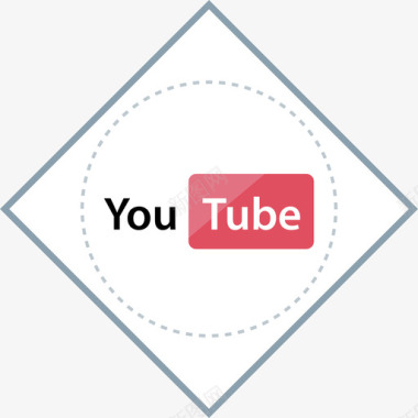 Youtube搜索引擎优化和营销7扁平图标图标