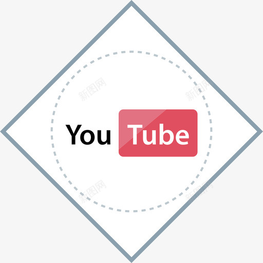 Youtube搜索引擎优化和营销7扁平图标svg_新图网 https://ixintu.com Youtube 扁平 搜索引擎优化和营销7