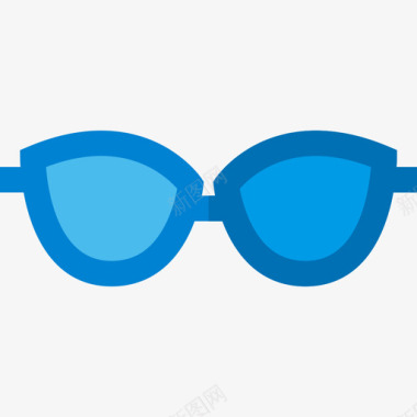 眼镜服装款式4扁平图标图标
