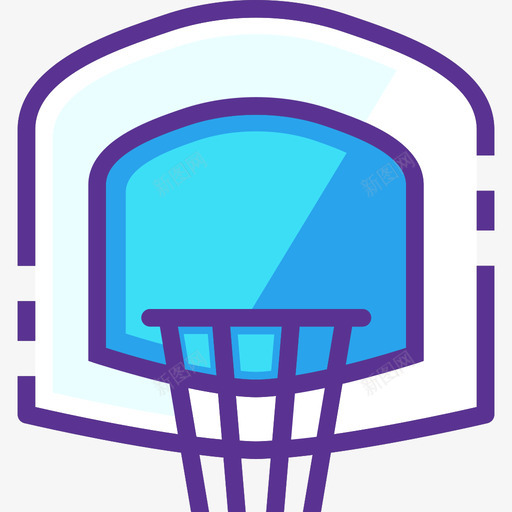 篮球运动23线性颜色图标svg_新图网 https://ixintu.com 篮球 线性颜色 运动23