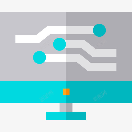 计算机知识8平面图标svg_新图网 https://ixintu.com 平面 知识8 计算机