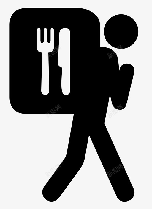 运送餐厅运送者食物图标svg_新图网 https://ixintu.com 运送者 运送餐厅 食物