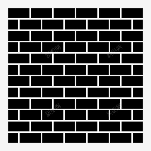 墙边界砖图标svg_新图网 https://ixintu.com 墙 建筑 砖 边界 防火墙