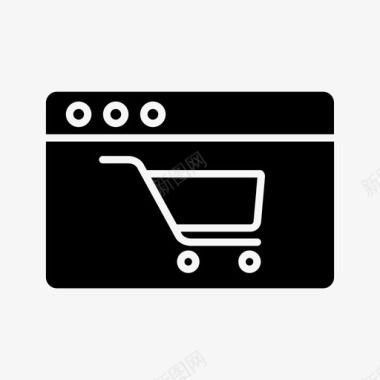 电子商务网站营销网上购物图标图标