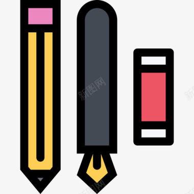 铅笔品牌颜色图标图标