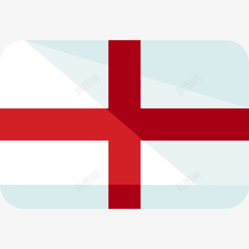 英格兰国旗2平坦图标svg_新图网 https://ixintu.com 国旗2 平坦 英格兰