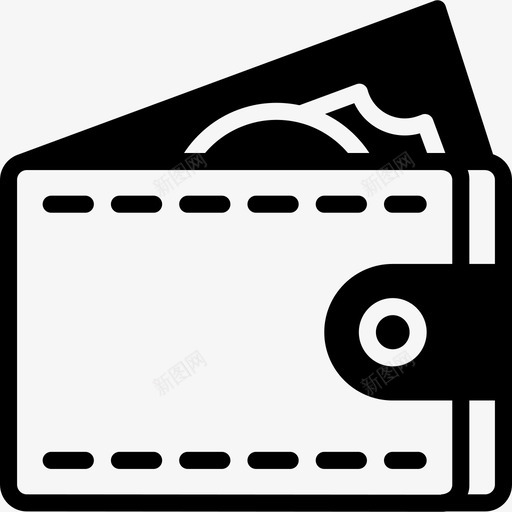 钱包购物40装满图标svg_新图网 https://ixintu.com 装满 购物40 钱包