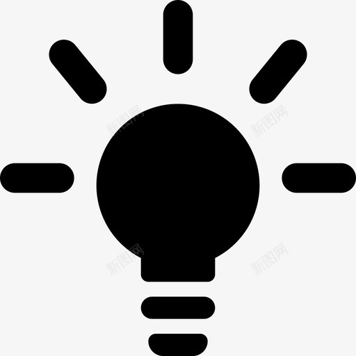 创新电力创意图标svg_新图网 https://ixintu.com 人道主义人道主义图标v02 创意 创新 灯光 灯泡 电力