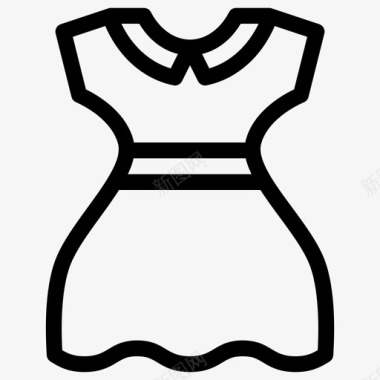 女装礼服长袍图标图标