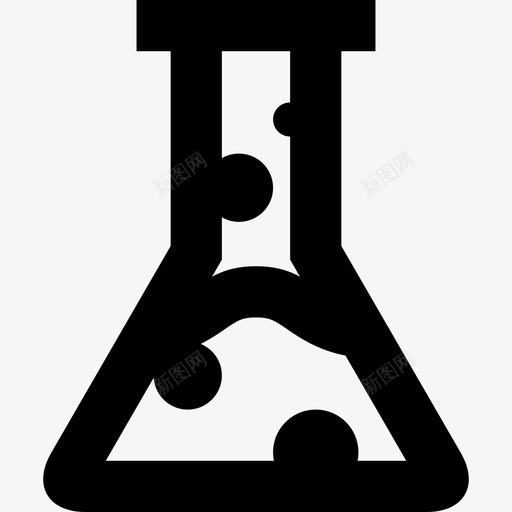 烧瓶医用17线性图标svg_新图网 https://ixintu.com 医用17 烧瓶 线性
