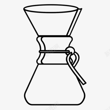 chemex咖啡酿造咖啡图标图标