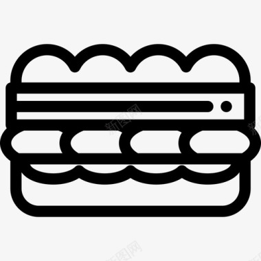 三明治烧烤派对5直系图标图标